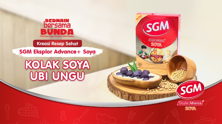 KREASI RESEP SEHAT SGM SOYA: KOLAK SOYA UBI UNGU