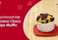 Resep Generasi Maju: Banana Choco Chips Muffin