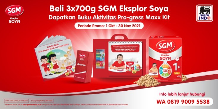 Promo Gimmick Buku Aktivitas Pro-Gress Maxx Kit Lion Superindo