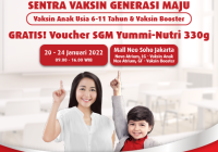 Program Sampel Gratis SGM Yummi Nutri 330gr – IDM Sentra Vaksin