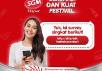 Survey Bersatu dan Kuat Festival SGM Eksplor